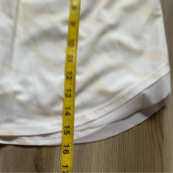 Calia Athletic Skort Small White Ivory Tulip Hem Size M Golf Tennis Pickleball - Picture 7 of 13